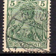 D. Reich 1900, Mi. Nr. 0055 / 55, Reichspost gestempelt Glauchau 22.11.00 #04444
