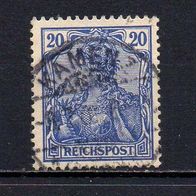 D. Reich 1900, Mi. Nr. 0057 / 57, Reichspost gestempelt Kamenz 8.2.01 #04464