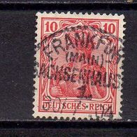 D. Reich 1902, Mi. Nr. 0071 / 71, Germania gestempelt Frankfurt 30.7.04 #04514