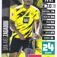 Borussia Dortmund Topps Match Attax Trading Card 2020 Dan-Axel Zagadou Nr.102