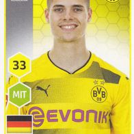 Borussia Dortmund Topps Sammelbild 2017 Julian Weigl Bildnummer 56
