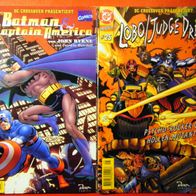 2 x DC Grossover-präsendiert Dino Comics 1997... Batman, Green Latern usw.