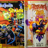 2 DC Grossover-präsendiert Dino Comics 1997/98... Superhelden.. Batman usw.