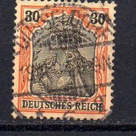 D. Reich 1902, Mi. Nr. 0074 / 74, Germania gestempelt Düsseldorf 19.8.03 #04535