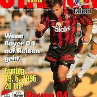 PRG TSV Bayer 04 Leverkusen vs TSV 1860 München 19. 5. 1995 Deutschland Programm