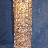 Luminarc Op-ART Pressglas-Vase , 70er Jahre