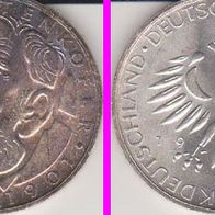 1968 BRD Max von Pettenkofer 5 DM bankfrisch