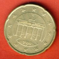Deutschland 20 Cent 2006 F