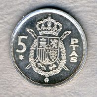 Spanien 5 Pesetas 1975 ( * 79 ) Top
