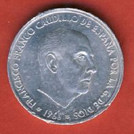 Spanien 50 Centimos 1966 ( * 68 )