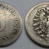 Deutsches Reich 5 Pfennig 1874 E ## D3-10C