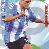 Panini Trading Card Fussball WM 2014 Erik Lamela aus Argentinien
