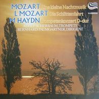 Mozart: Nachtmusik, L. Mozart: Schlittenfahrt, M. Haydn: Trompetenk. / LP