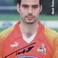 1. FC Köln Autogrammkarte 1997 Rene Tretschok