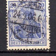 D. Reich 1905, Mi. Nr. 0087 / 87, Germania, gestempelt 24.9.06 #04693