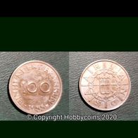 BRD : Saarland 100 Franken 1955