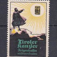 alte Reklamemarke - Tiroler Kanzler Feigenkaffee (127)