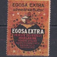 alte Reklamemarke - Egosa Extra Delikatess-Margarine (140)