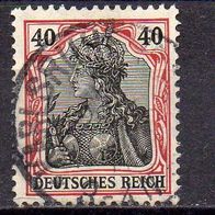D. Reich 1905, Mi. Nr. 0090 / 90, Germania, gestempelt Karlsruhe #04782