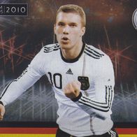 Panini Trading Card Fussball WM 2010 Team Card Lukas Podolski Nr.62