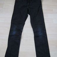 schöne schwarze Skinny - Jeans H&M YOUNG Gr.140 (0414)