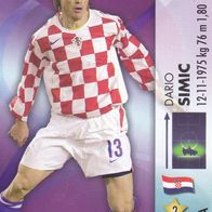 Panini Trading Card zur Fussball WM 2006 Dario Simic Nr.22/150 Kroatien