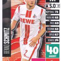 1. FC Köln Topps Match Attax Trading Card 2020 Benno Schmitz Nr.177