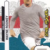 Panini Trading Card Fussball EM 2012 Wayne Rooney England Star-Player