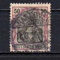 D. Reich 1905, Mi. Nr. 0091 / 91, Germania, gestempelt Hannover 10.3.18 #04834