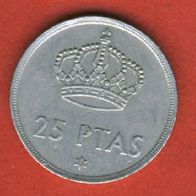 Spanien 25 Pesetas 1975 ( * 78 )