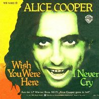 Alice Cooper - Wish You Where Here / I Never Cry - 7"- WB 16 802 (D) 1976