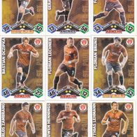 11x FC St. Pauli Topps Match Attax Trading Cards 2010