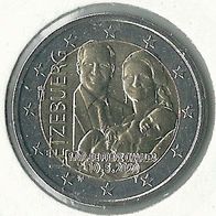 2 Euro Luxemburg 2020 " Geburt Prinz Charles " (Relief) Bankfrisch