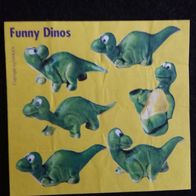 Fremdfiguren / Onken Beipackzettel Funny Dinos