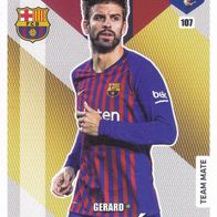 Panini Trading Card Fifa 365 Gerard Pique FC Barcelona Nr.107 Jahrgang 2020