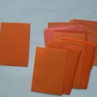 30 Sleeves/ Hüllen, orange, für Yu-Gi-Oh-Karten, gebraucht (T#)