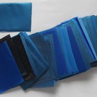 70 Sleeves/ Hüllen, div. blau, für Yu-Gi-Oh-Karten, gebraucht (T#)
