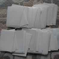 160 Sleeves/ Hüllen, weiß, für Yu-Gi-Oh-Karten, gebraucht (T#)