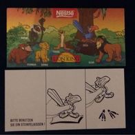 Fremdfiguren / Beipackzettel Nestle / The Lion King - Zazu - Bitte