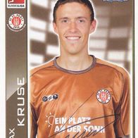 FC St. Pauli Topps Sammelbild 2010 Max Kruse Nr.356