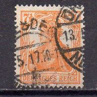 D. Reich 1916, Mi. Nr. 0099 / 99, Germania gestempelt Dresden 13.5.17 #04901