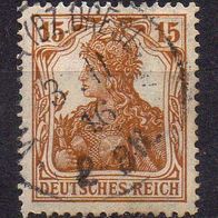 D. Reich 1916, Mi. Nr. 0100 / 100, Germania gestempelt W.. Bz. Dresden 3.11.16 #04929