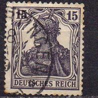 D. Reich 1917, Mi. Nr. 0101 / 101, Germania gestempelt #04954