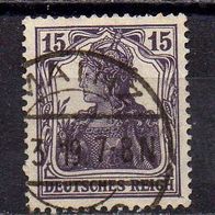 D. Reich 1917, Mi. Nr. 0101 / 101, Germania gestempelt #04957