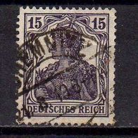 D. Reich 1917, Mi. Nr. 0101 / 101, Germania gestempelt Chemnitz 21.8.19 #04959