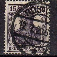 D. Reich 1917, Mi. Nr. 0101 / 101, Germania gestempelt Rostock 12.7.20 #04960