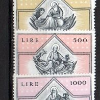 Vatikan Flugpost postfrisch Michel Nr. 590-93