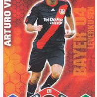 Bayer Leverkusen Topps Match Attax Trading Card 2010 Arturo Vidal Nr.171