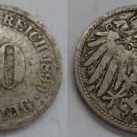 10 Pfennig 1899 F ## S5