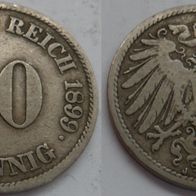 10 Pfennig 1899 J ## S14